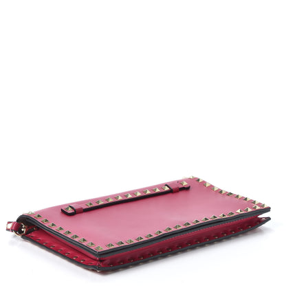 Valentino Garavani Nappa Rockstud Wristlet Clutch Cyclamin 3 of 8