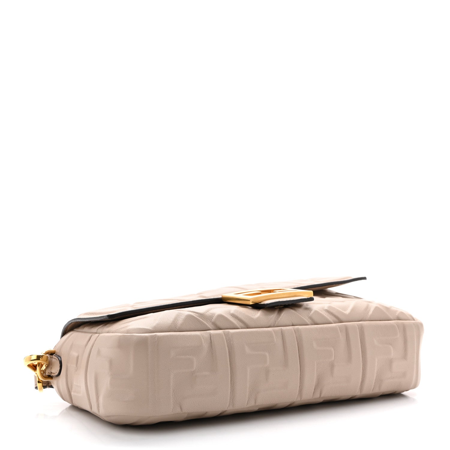 Fendi Nappa FF 1974 Embossed Baguette Camelia 4 of 14
