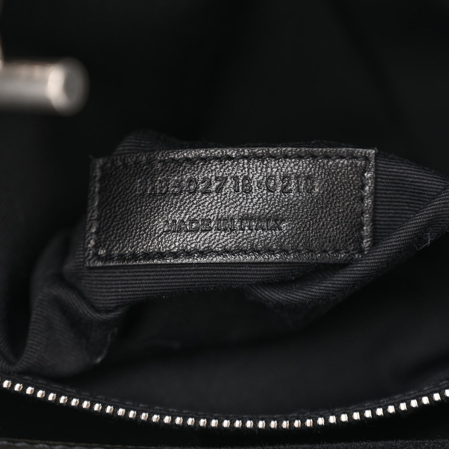 Calfskin Y Quilted Monogram Large Loulou Shopper Black