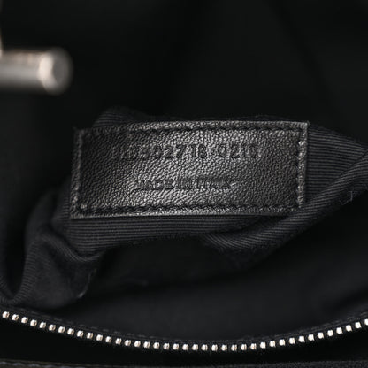 Saint Laurent Calfskin Y Quilted Monogram Large Loulou Shopper Black 7 of 10