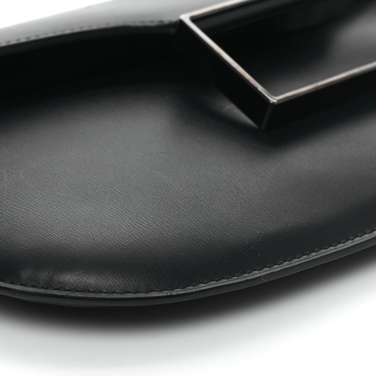 Delvaux Box Calfskin Double Je Clutch Black 10 of 11