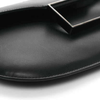 Delvaux Box Calfskin Double Je Clutch Black 10 of 11