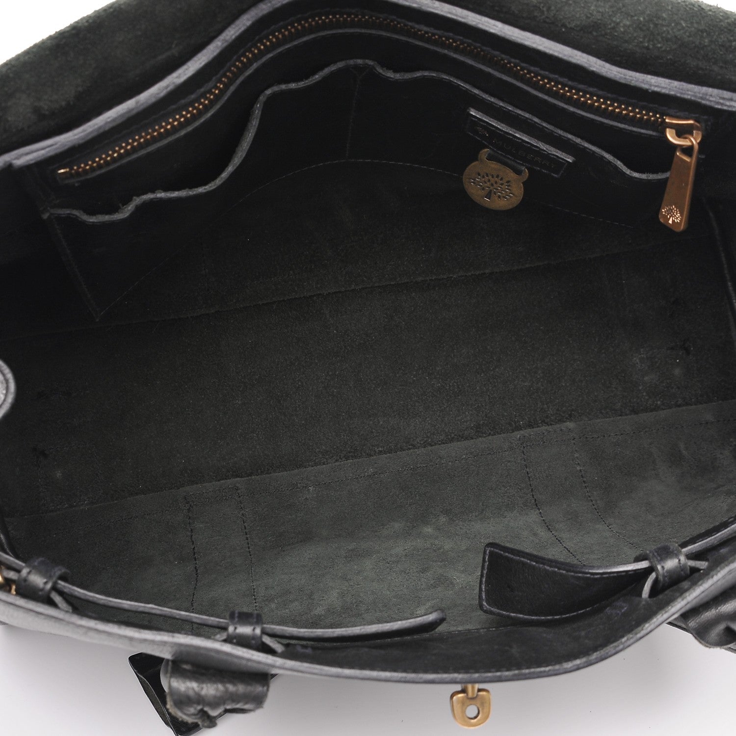 Mulberry Natural Leather Bayswater Black 5 of 8