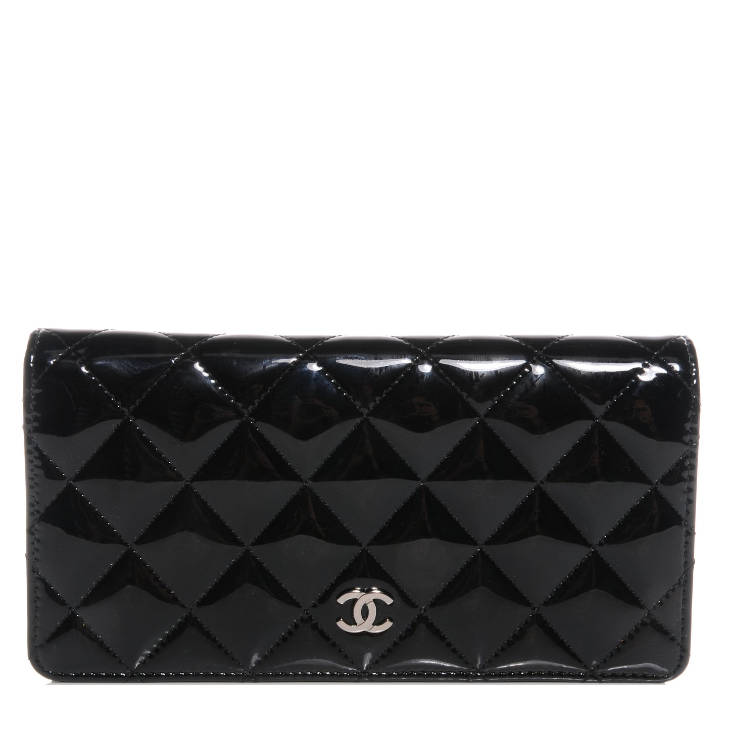 Patent Yen Wallet Black