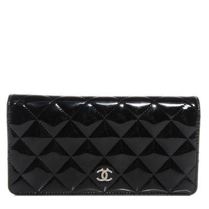 Chanel Patent Yen Wallet Black 1 of 8