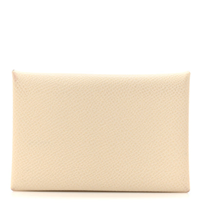 Hermes Epsom Calvi Card Case Craie 1 of 12