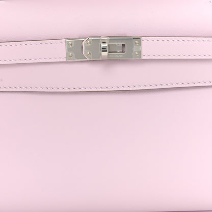 Hermes Swift Kelly Pochette Clutch Mauve Pale 7 of 10