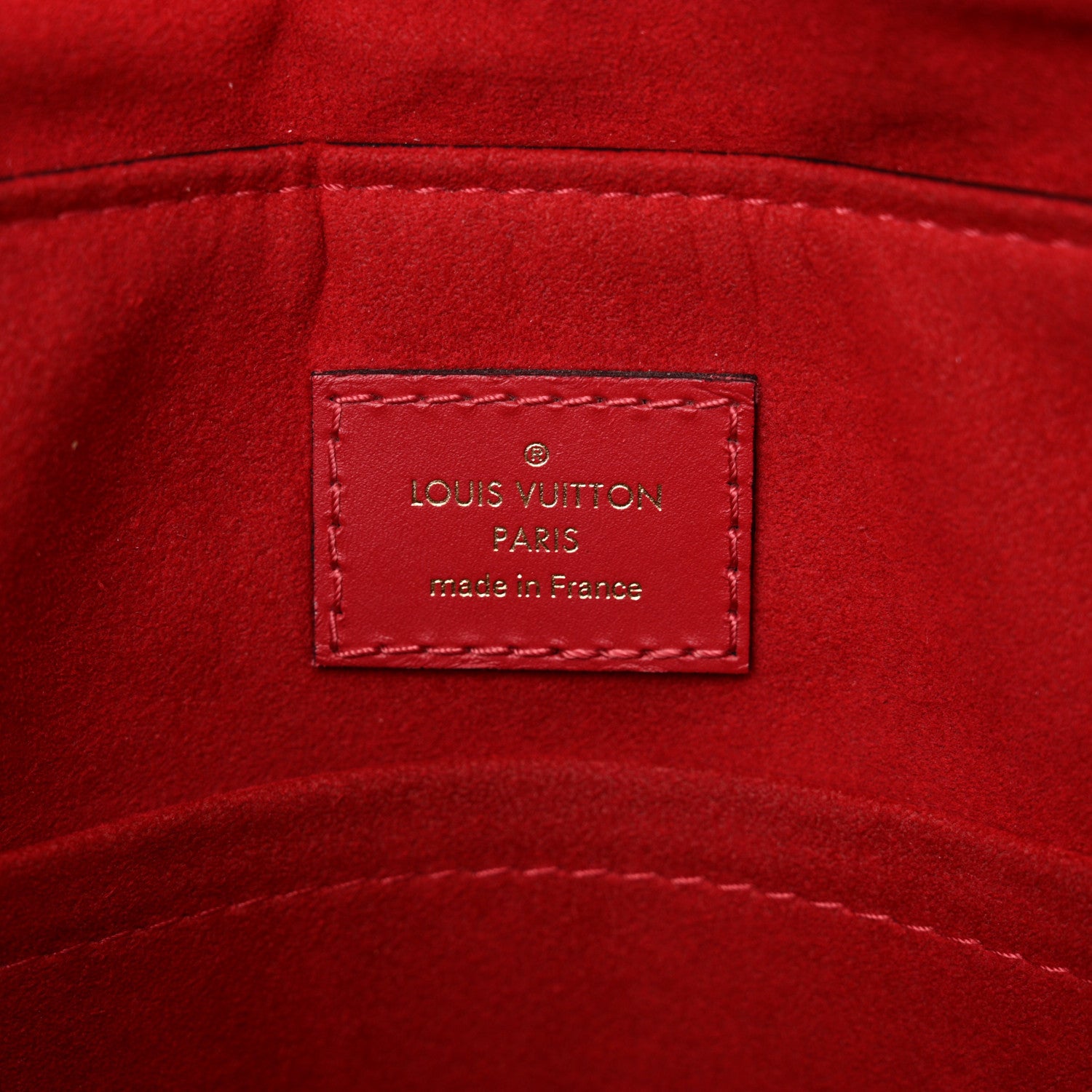 Louis Vuitton Damier Ebene Beaubourg MM Scarlet 6 of 13