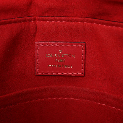 Louis Vuitton Damier Ebene Beaubourg MM Scarlet 6 of 13
