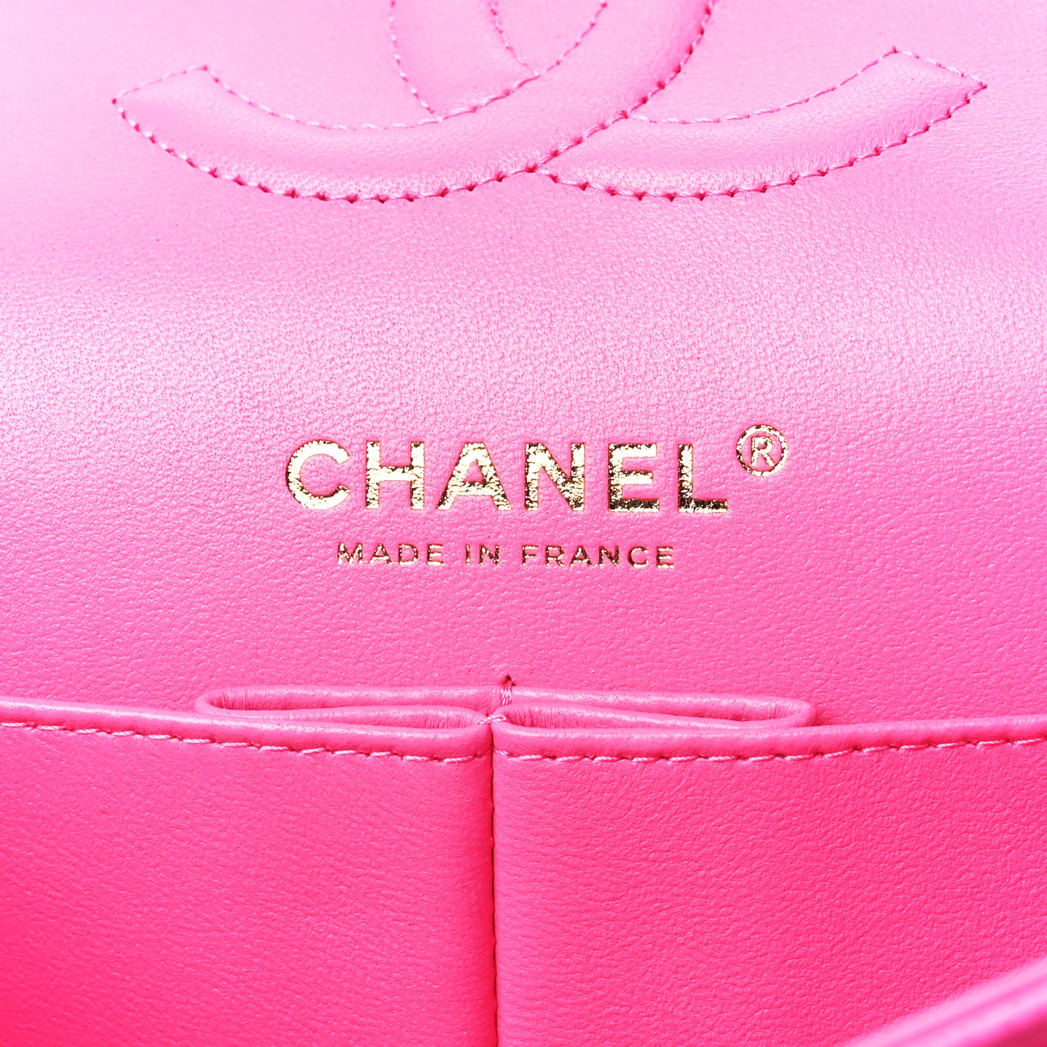 Chanel Caviar Quilted Medium Double Flap Pink 6 of 12