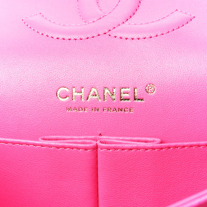 Chanel Caviar Quilted Medium Double Flap Pink 6 of 12
