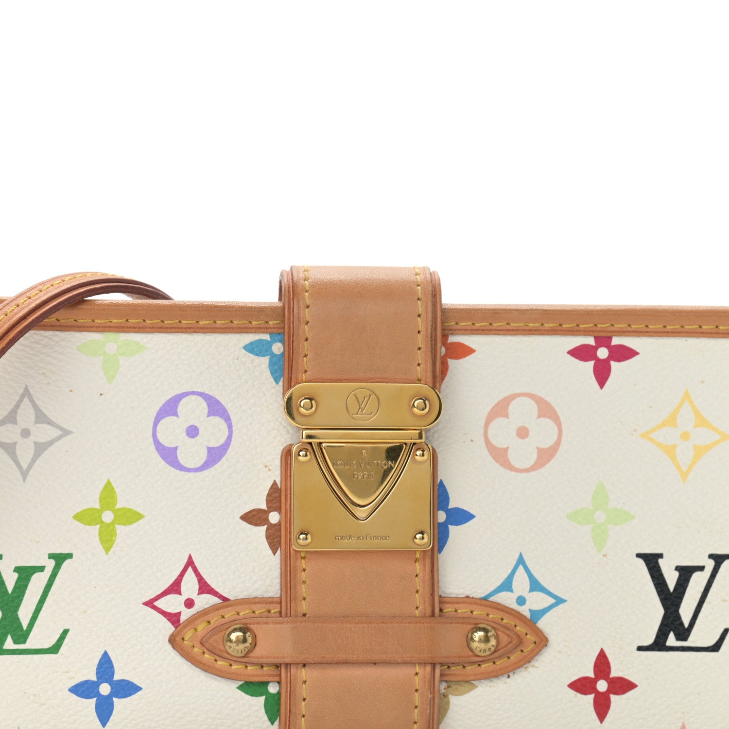 Louis Vuitton Monogram Multicolor Shirley White 7 of 9