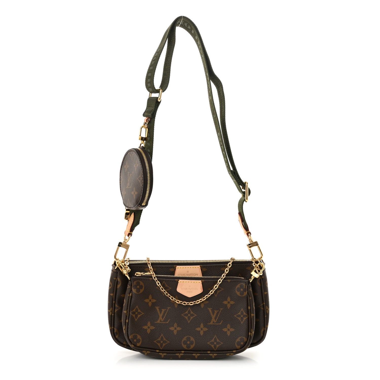 Louis Vuitton Monogram Multi Pochette Accessories Kaki 1 of 12