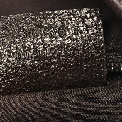 Gucci Monogram Medium Abbey Shoulder Bag Dark Brown 7 of 12