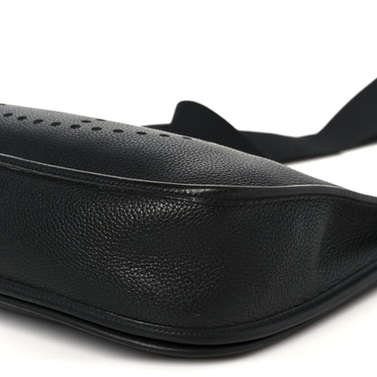 Hermes Taurillon Clemence Evelyne II PM Black 10 of 10