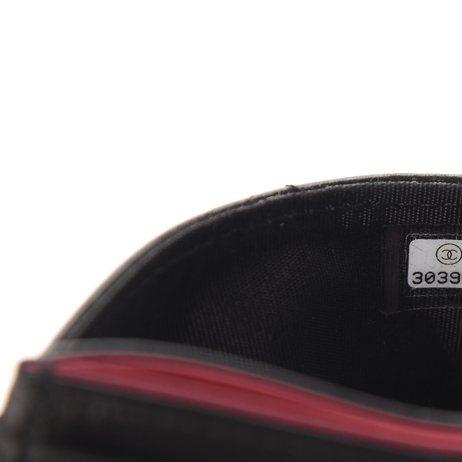 Chanel Shiny Goatskin Quilted Chanel 19 Card Holder Black 8 of 9