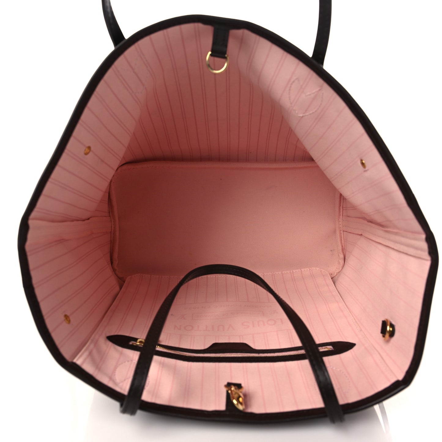 Damier Ebene Neo Neverfull MM Rose Ballerine