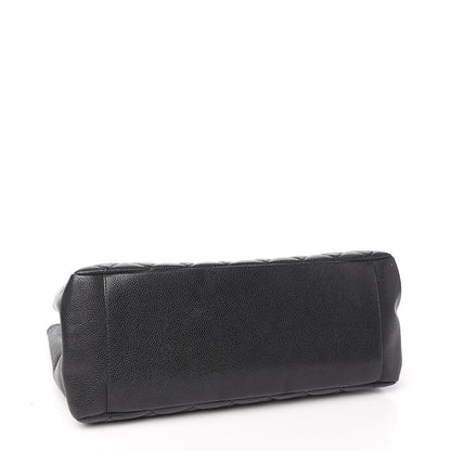 Chanel Caviar Quilted Grand Shopping Tote GST Black 3 of 8