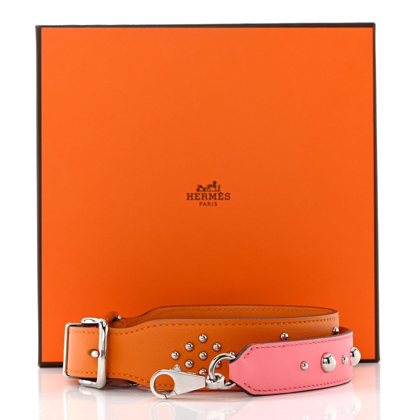 Swift Studded Carnaby Losange Shoulder Strap Rose D'Ete Abricot