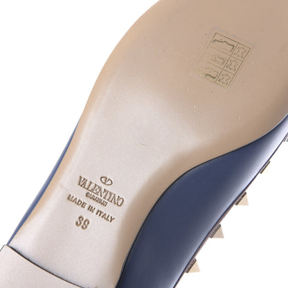 Valentino Garavani Nappa Rockstud Ballerina Flats 39 Light Ocean Poudre 8 of 10