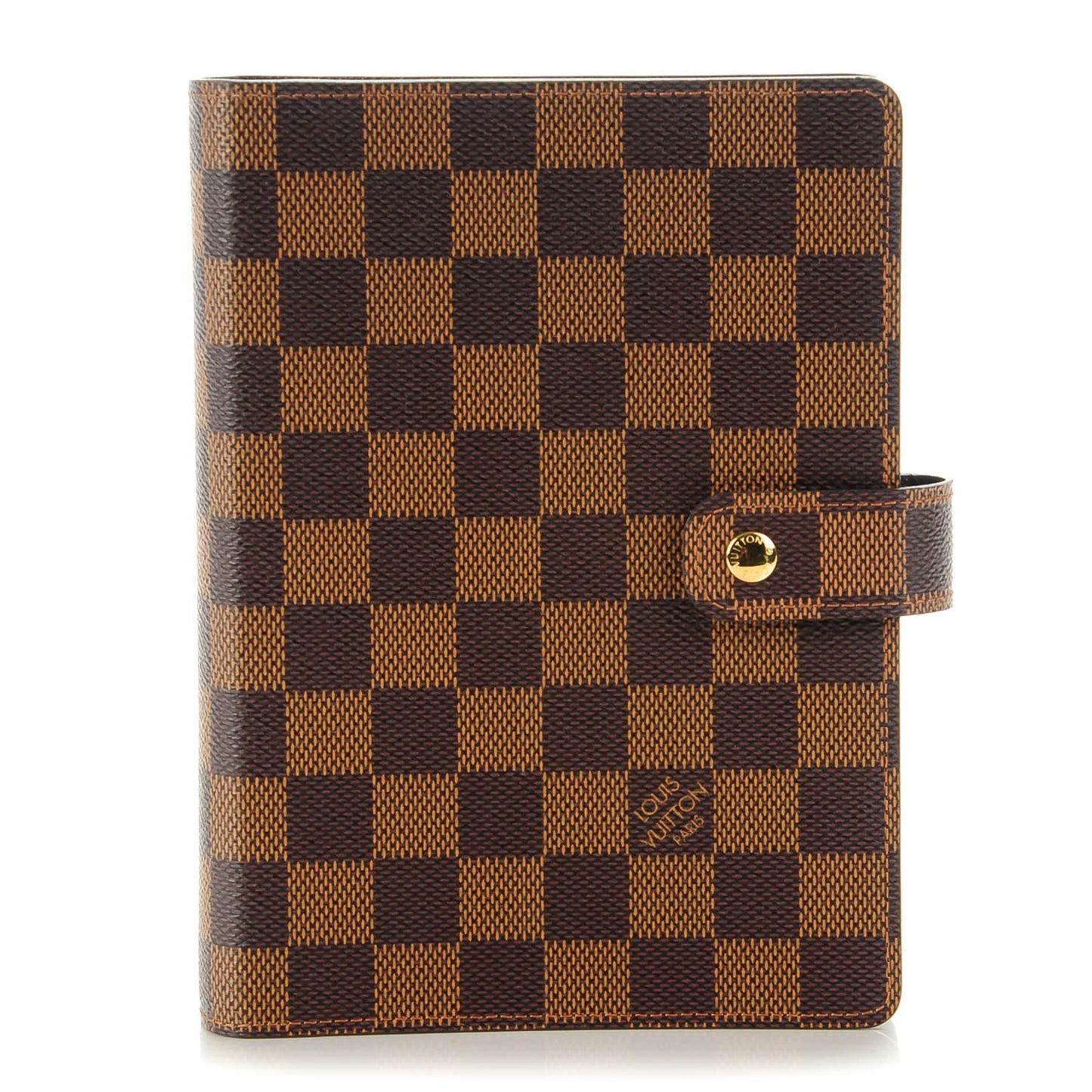 Damier Ebene Medium Ring Agenda Cover