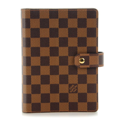 Louis Vuitton Damier Ebene Medium Ring Agenda Cover 1 of 7