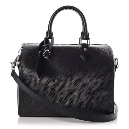 Louis Vuitton Epi Speedy Bandouliere 25 Black 1 of 8