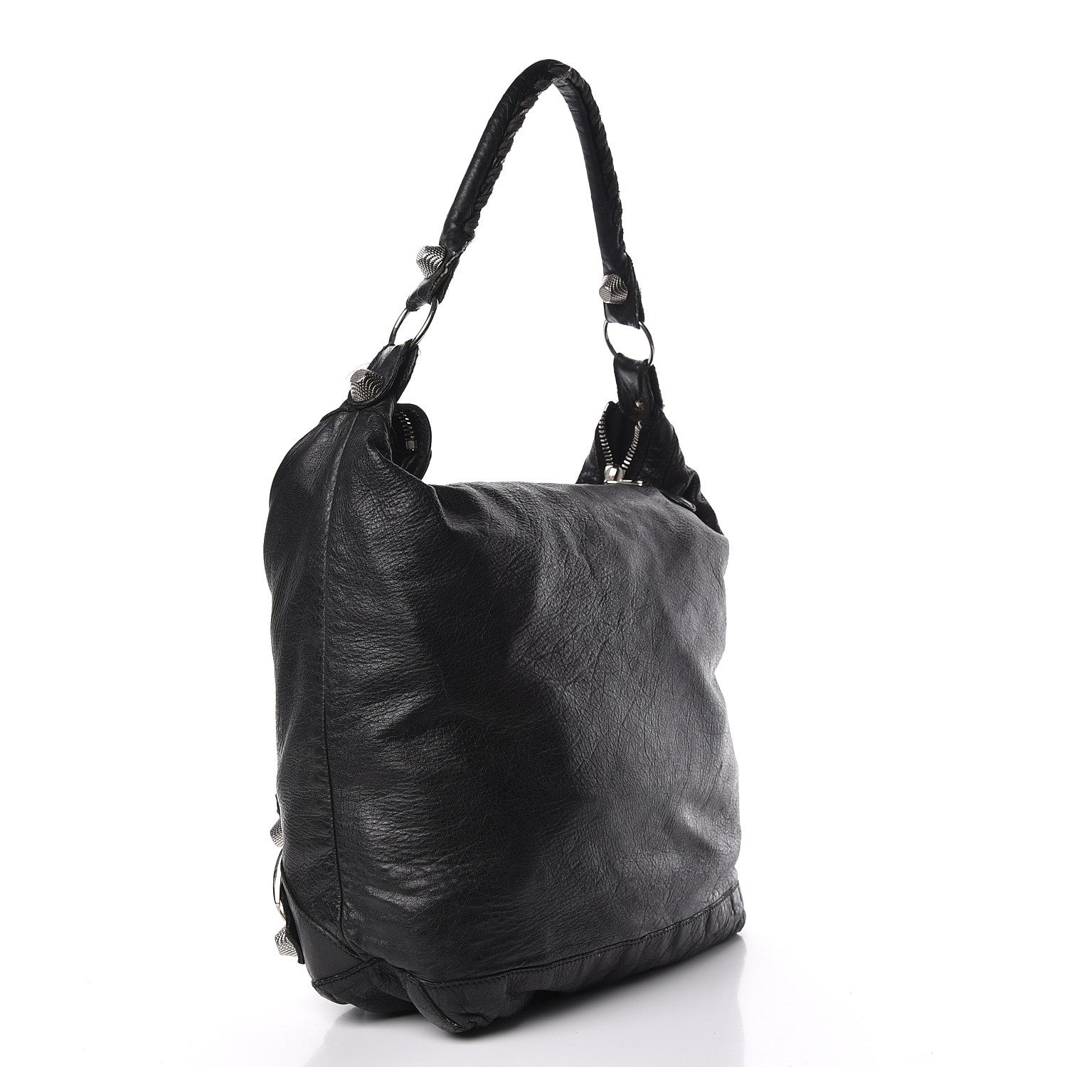 Balenciaga Agneau Giant 21 Silver Hardware Day Hobo Black 3 of 20