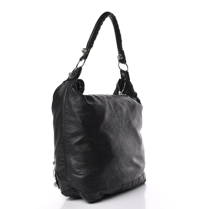 Balenciaga Agneau Giant 21 Silver Hardware Day Hobo Black 3 of 20