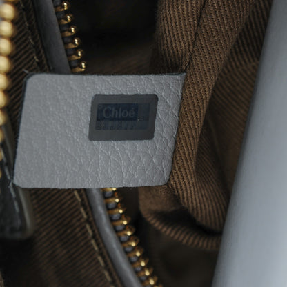 Chloe Calfskin Medium Marcie Satchel Cashmere Grey 8 of 8