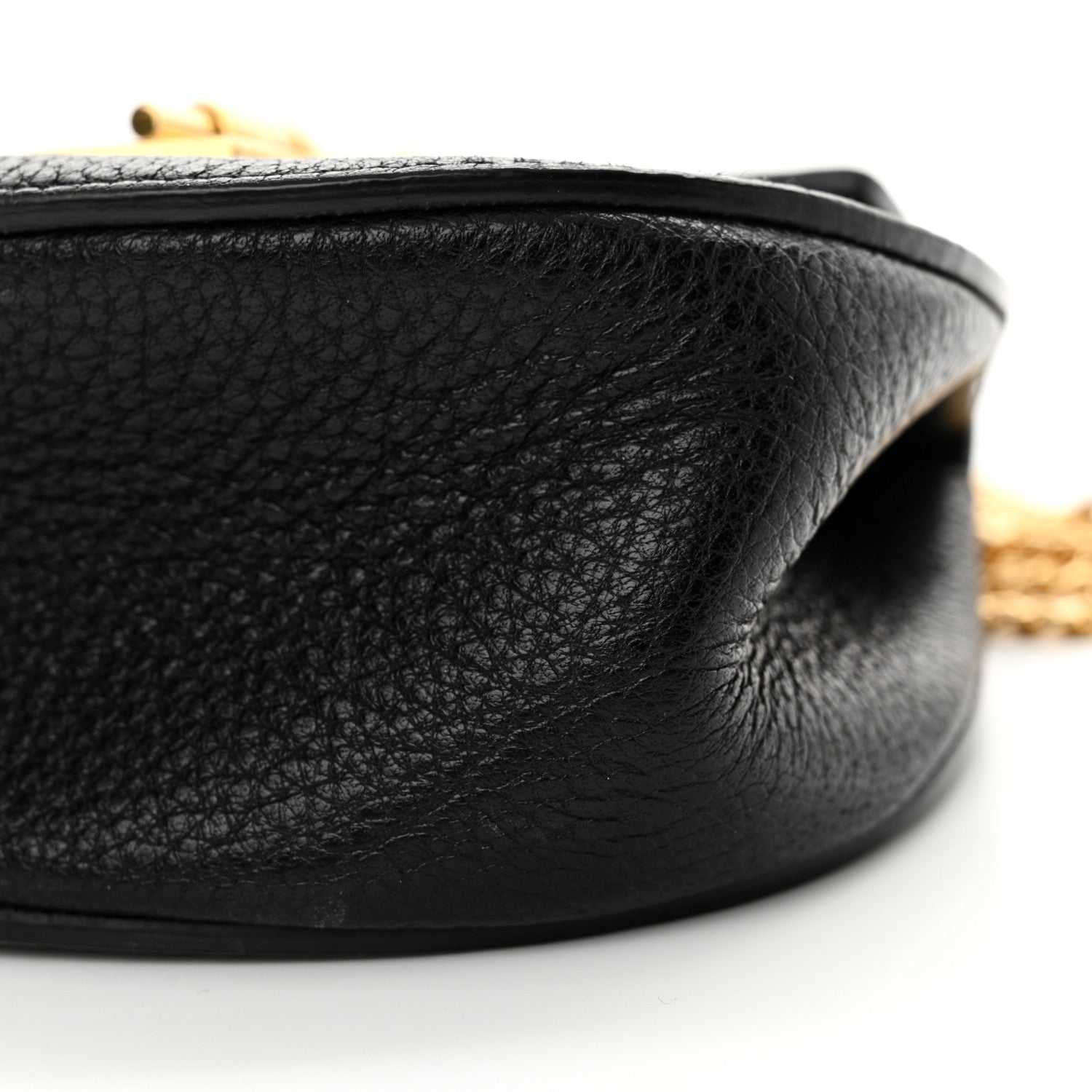 Chloe Grained Lambskin Nano Drew Shoulder Bag Black 9 of 10