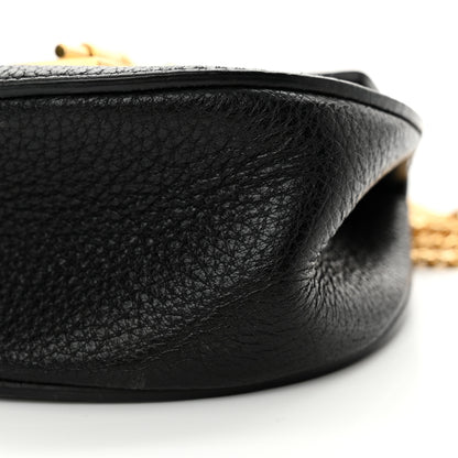 Chloe Grained Lambskin Nano Drew Shoulder Bag Black 9 of 10