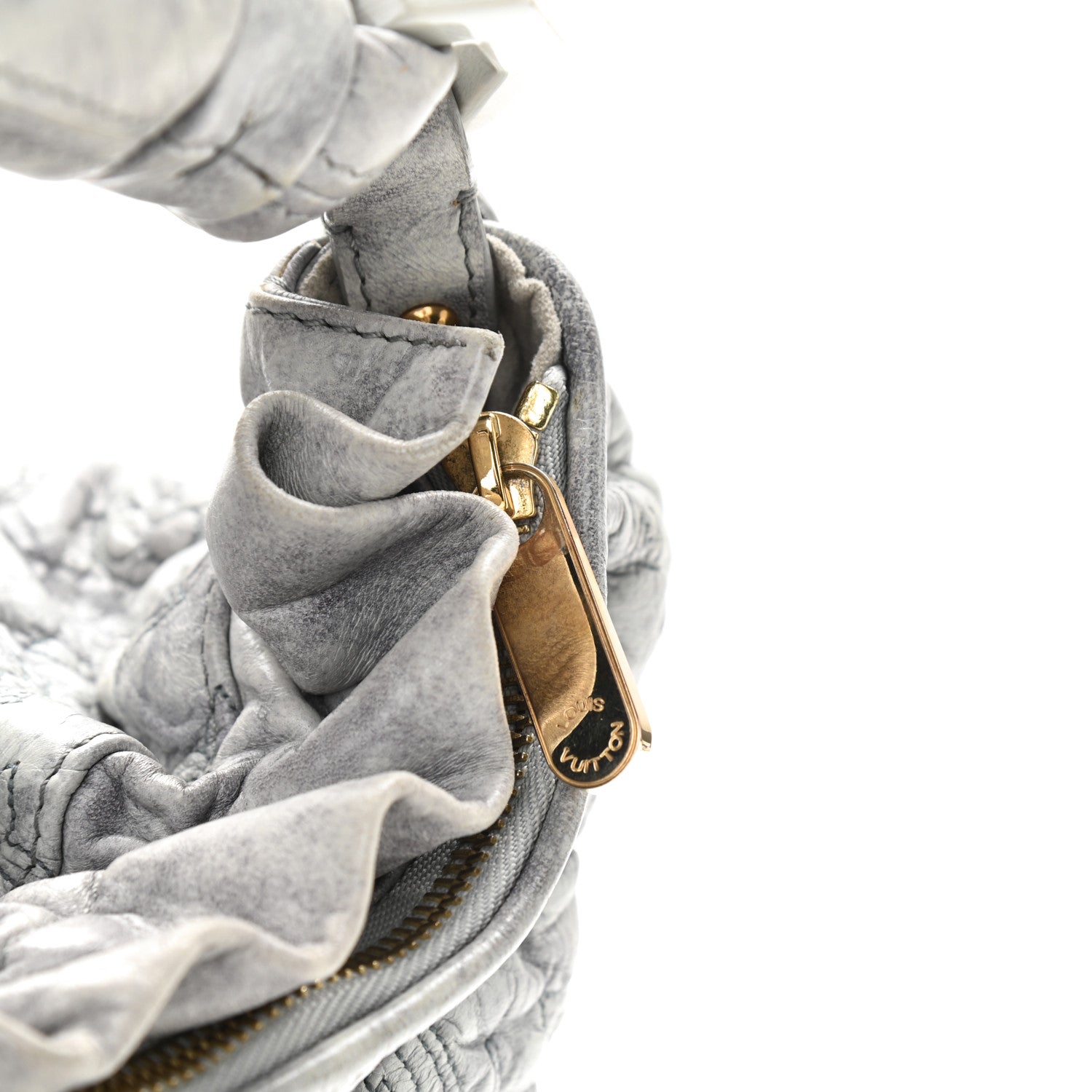 Louis Vuitton Lambskin Olympe Nimbus GM Gris Perle 17 of 17