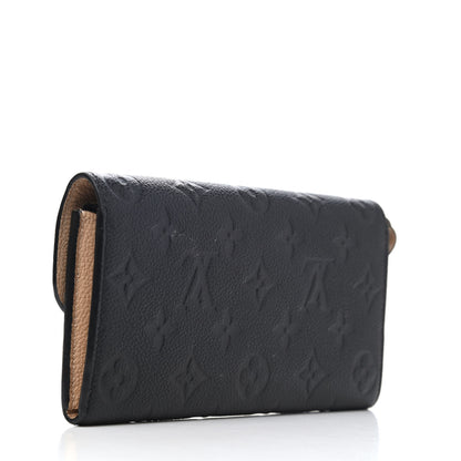 Louis Vuitton Empreinte Emilie Wallet Black Dune 2 of 4