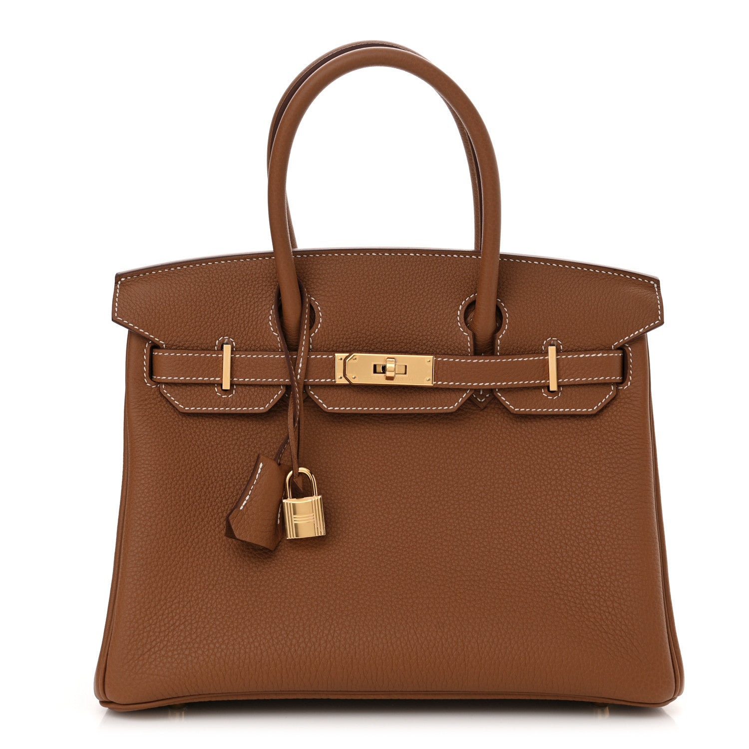 Hermes Togo Birkin 30 Gold 1 of 11