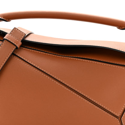 Loewe Calfskin Small Puzzle Bag Tan 3 of 10