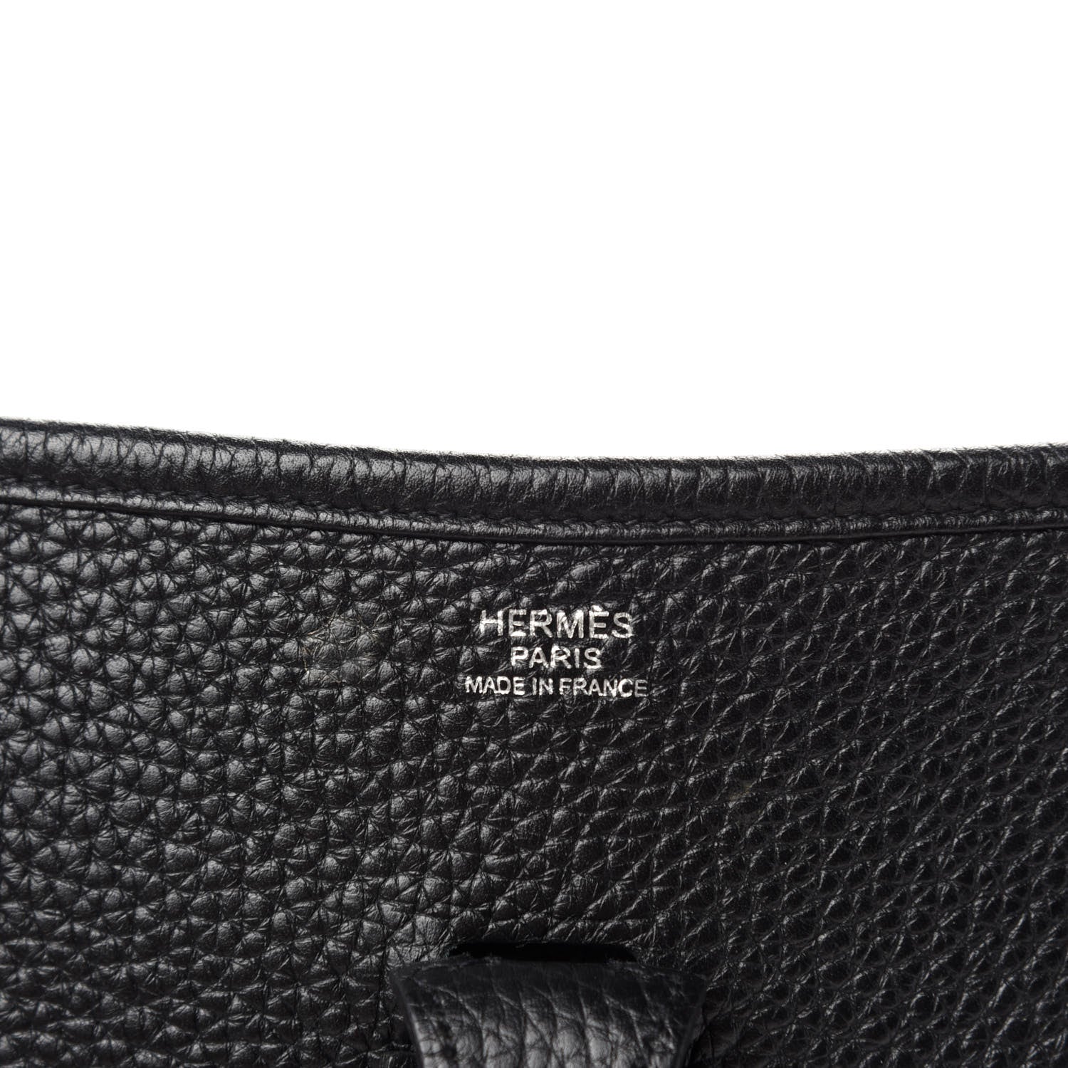 Hermes Taurillon Clemence Evelyne III PM Black 12 of 14