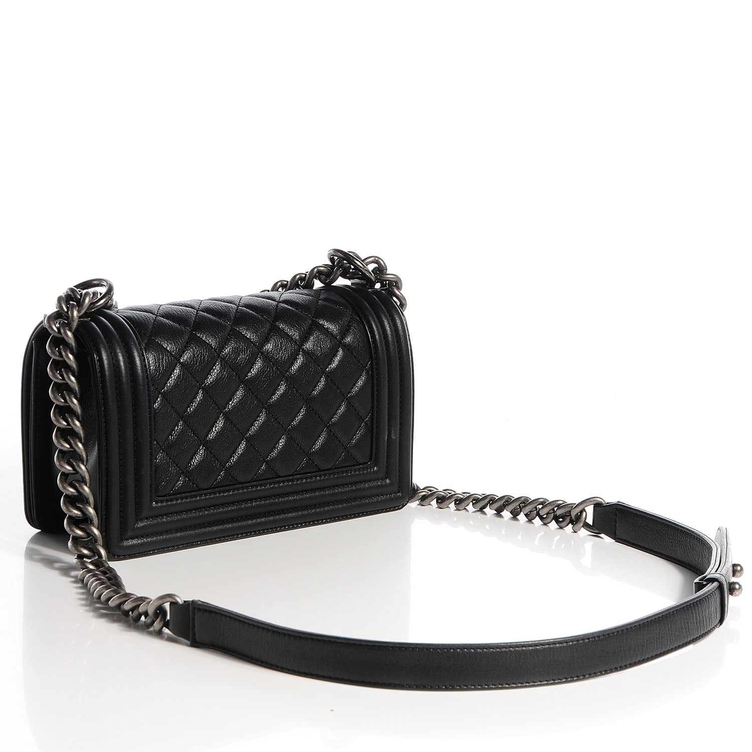Chanel Calfskin Quilted Small Boy Flap Black 3 of 8
