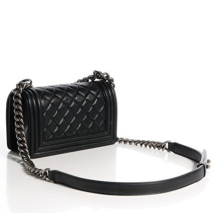 Chanel Calfskin Quilted Small Boy Flap Black 3 of 8
