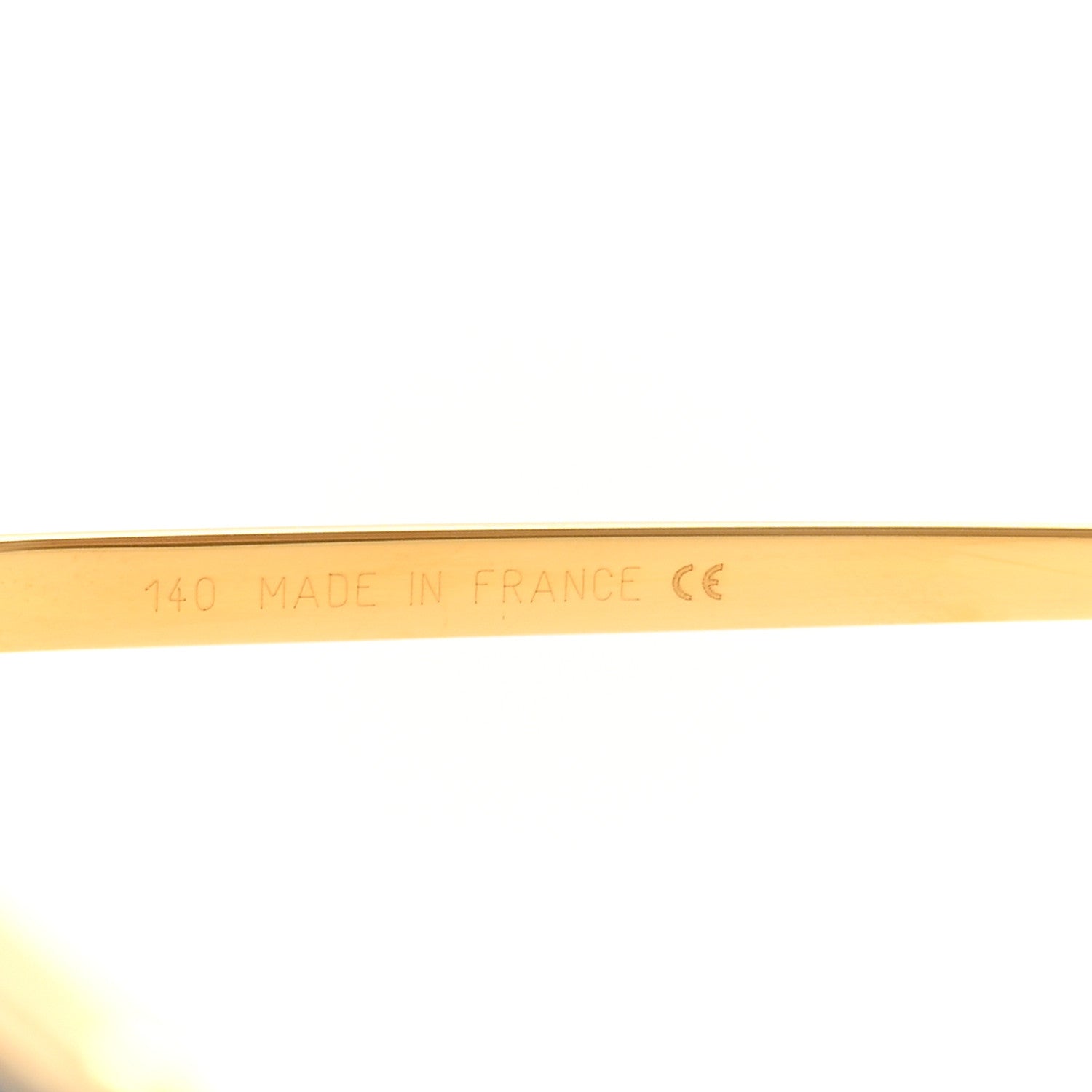 Cartier Panthere De Cartier Aviator Sunglasses Gold 6 of 7