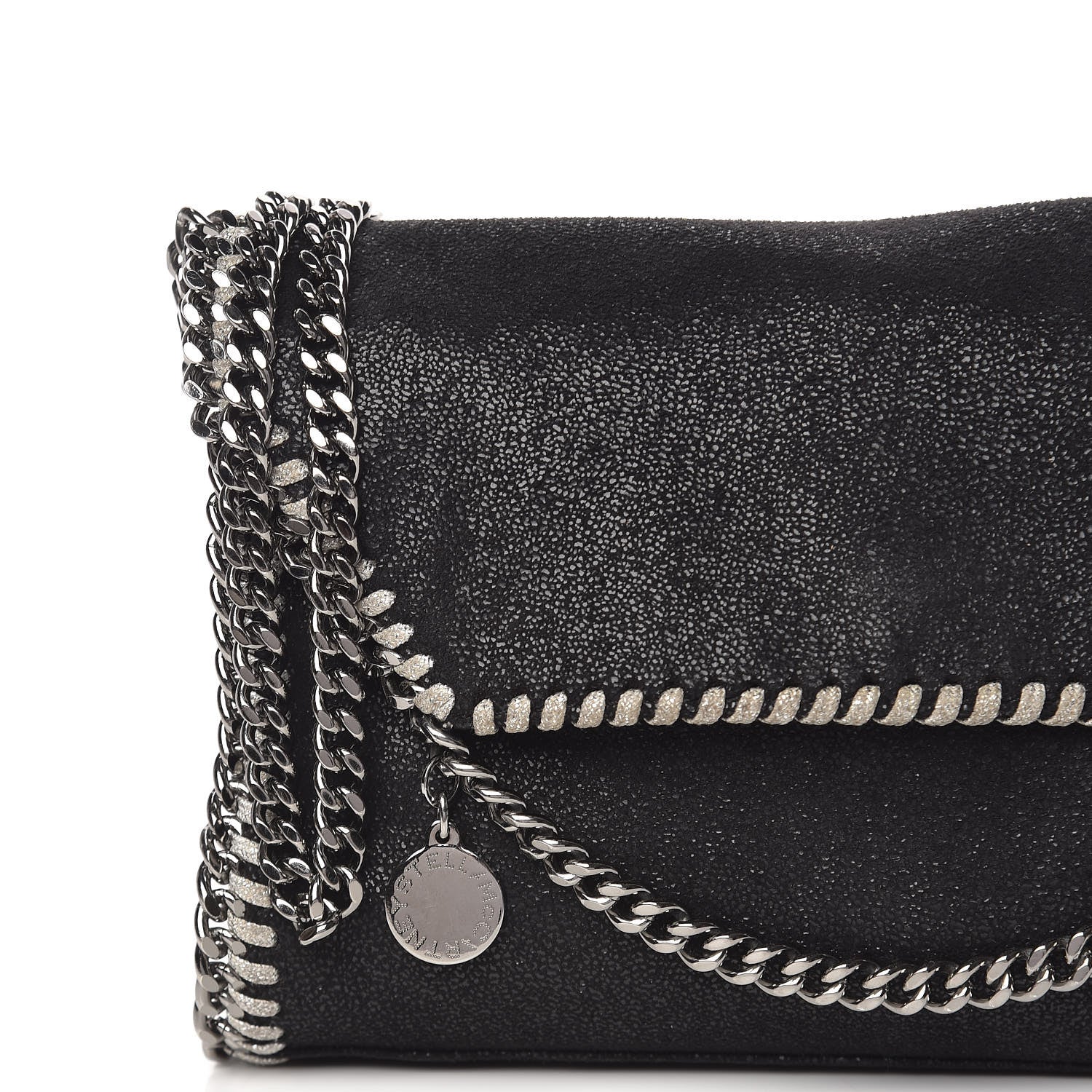 Stella McCartney Shaggy Deer Mini Falabella Black 10 of 11