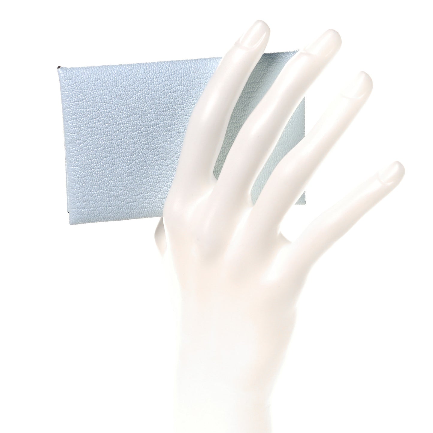 Chevre Mysore Calvi Card Case Bleu Brume