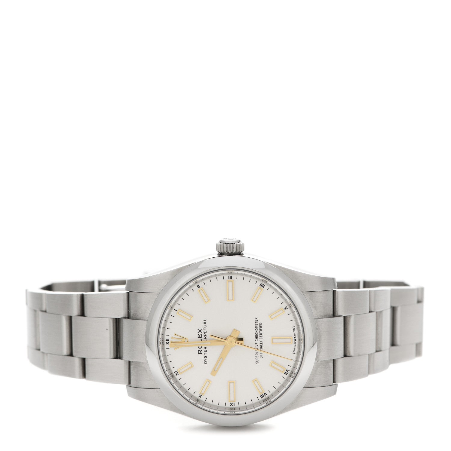 Rolex Stainless Steel 34mm Oyster Perpetual Watch Silver 124200 2 of 6