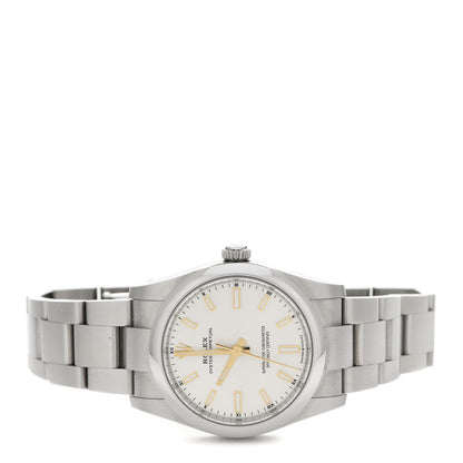 Rolex Stainless Steel 34mm Oyster Perpetual Watch Silver 124200 2 of 6