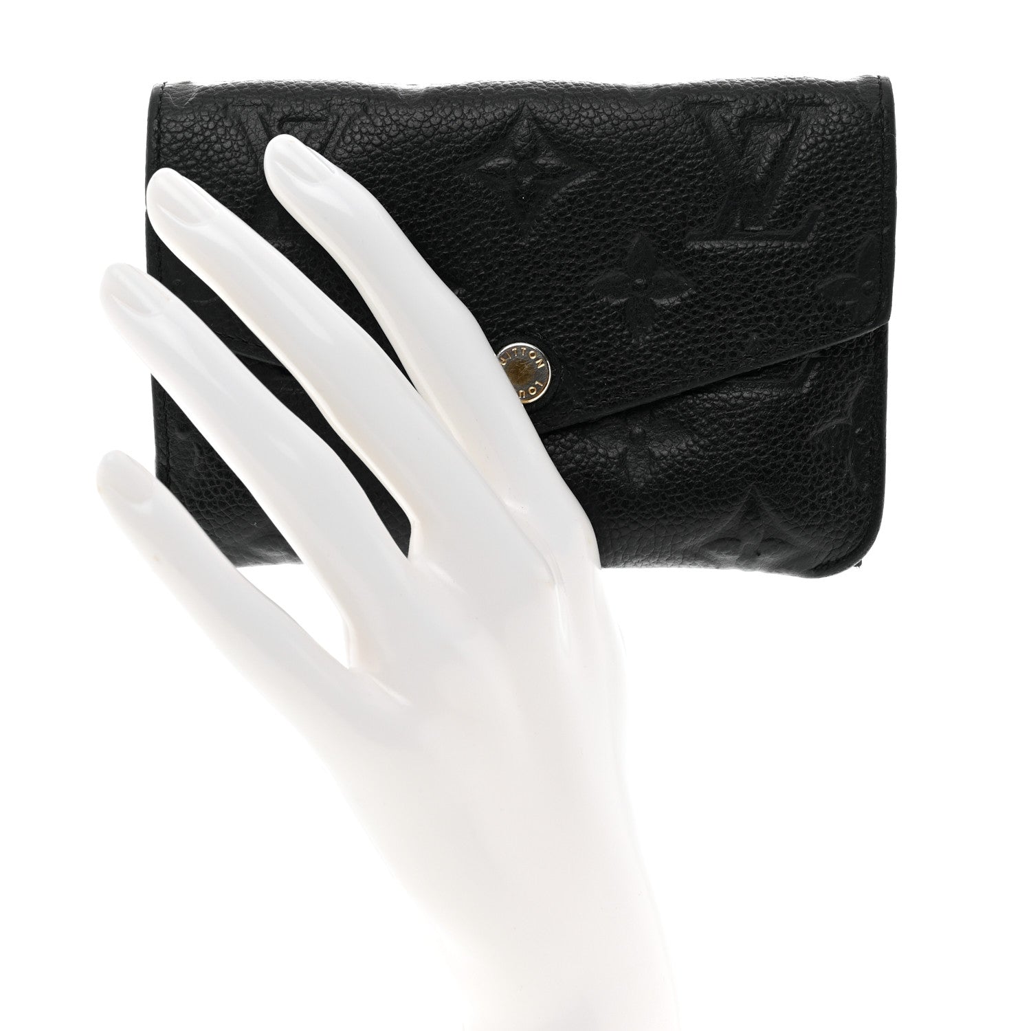 Louis Vuitton Empreinte Key Pouch Black 2 of 10