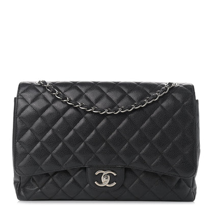 Chanel Caviar Quilted Maxi Double Flap Black 1 of 16