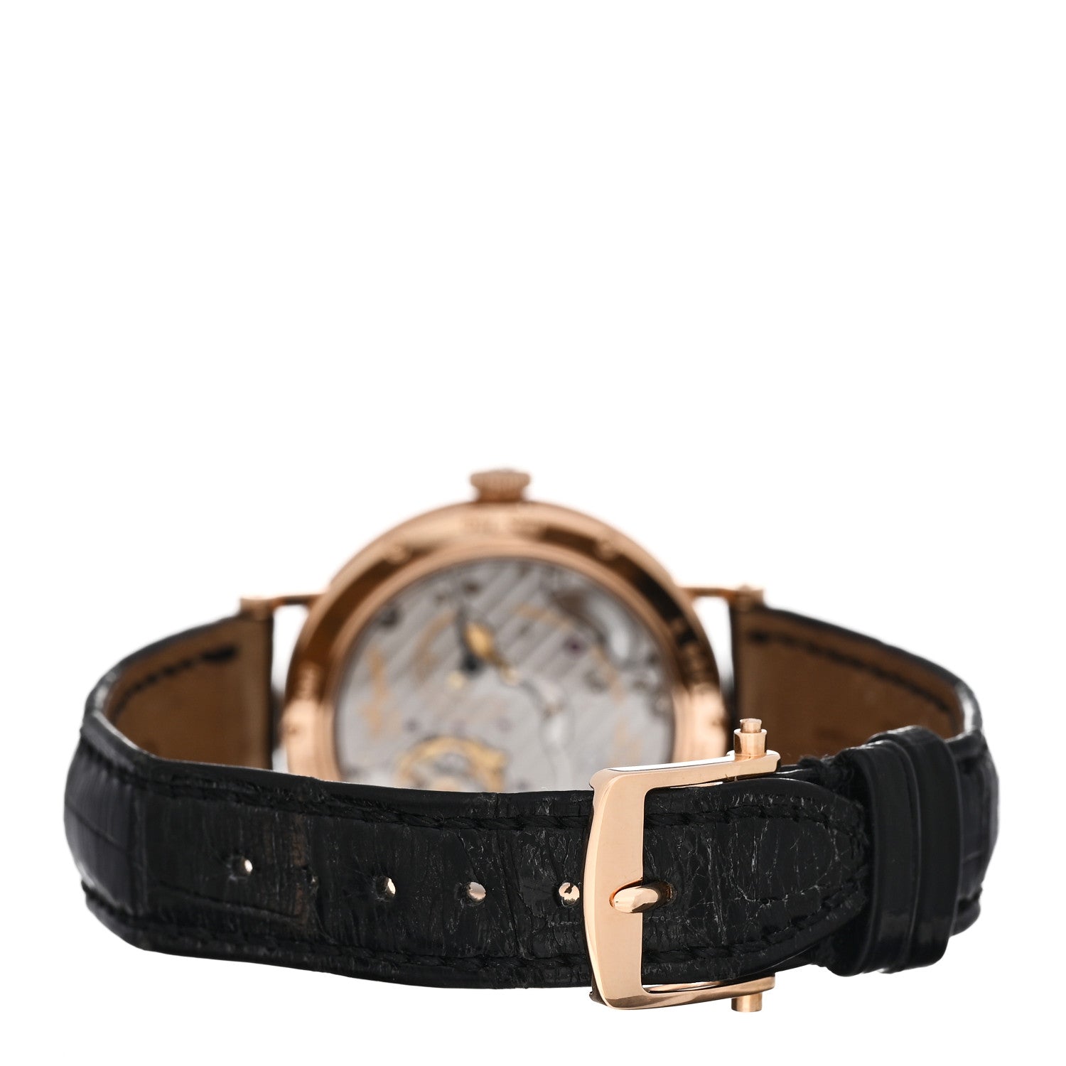 Breguet 18K Yellow Gold Alligator 35mm Classique Manual Winding Watch 5907BA/12/984 3 of 4