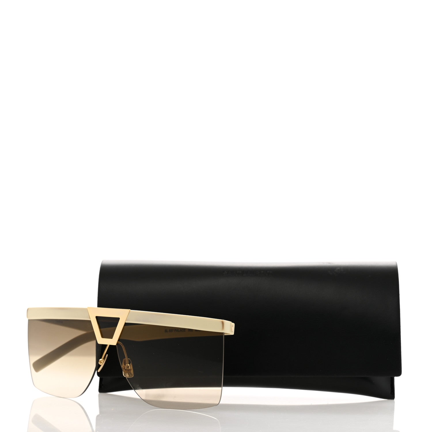Saint Laurent SL 537 Mask Sunglasses White 7 of 7