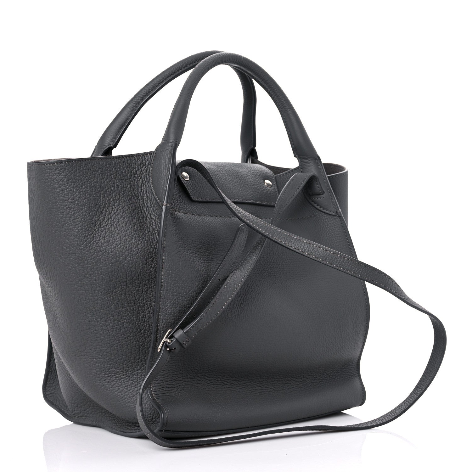 Celine Supple Grained Calfskin Small Big Bag Grey 3 of 12