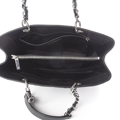 Chanel Caviar Quilted Grand Shopping Tote GST Black 3 of 8